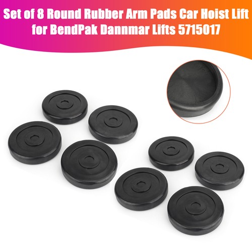 Set round rubber arm - round, pads