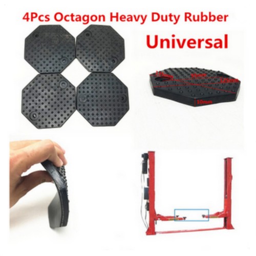 4pcs black heavy duty rubber - black,
