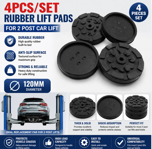 4pcs 12cm rubber - 12cm, pad