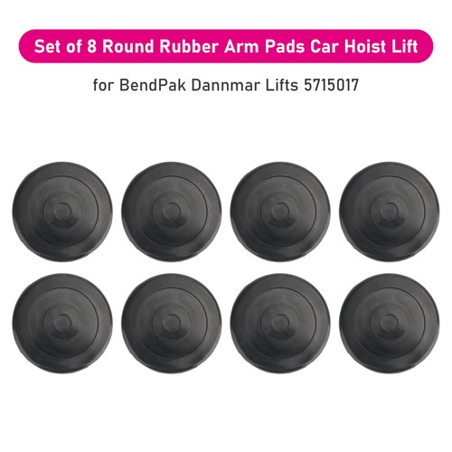 8pcs round rubber arm - round, pads